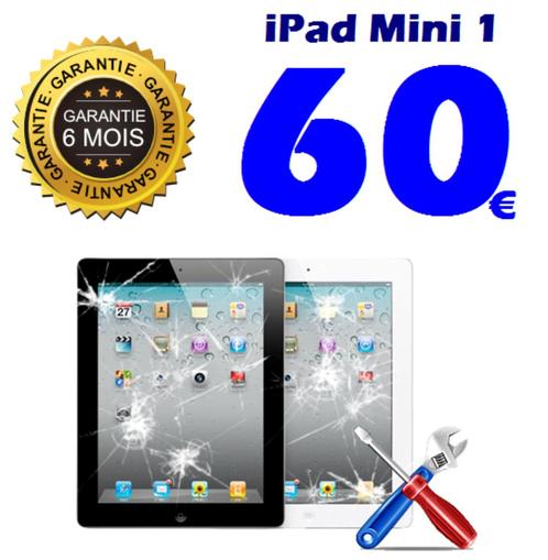 Réparation vitre tactile iPad Mini 1 au meilleur prix 60€, Télécoms, Téléphonie mobile | Accessoires & Pièces, Enlèvement ou Envoi