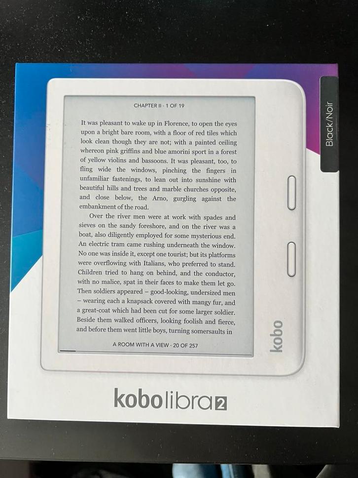 Kobo Libra 2, Computers en Software, E-readers, Zo goed als nieuw, 7 inch, 16 GB of meer, Bluetooth, Touchscreen, Waterbestendig