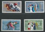 Pologne Jeux Olympiques 1980 Neufs** 2491-2494, Timbres & Monnaies, Timbres | Timbres thématiques, Enlèvement ou Envoi, Non oblitéré