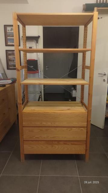 Etagère pin Ikea Ivar, Enlèvement, Utilisé
