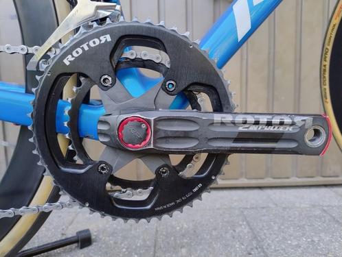 Rotor 2INpower Powermeter Crank – 172.5 mm – 52/36, Fietsen en Brommers, Fietsonderdelen, Gebruikt, Racefiets, Crankstel of Pedalen