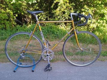 Goud gele norta  retro vintage koersfiets racefiets 60 cm, Fietsen en Brommers, 28 inch, Gebruikt, 57 tot 61 cm, Ophalen