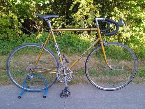 Goud gele norta  retro vintage koersfiets racefiets 60 cm, Fietsen en Brommers, Fietsen | Racefietsen, Gebruikt, Overige merken