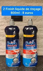 2 produits Finish liquide de rinçage 800ml, Enlèvement