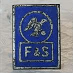 SP0278 Speldje F&S Fichtel & Sachs, Collections, Broches, Pins & Badges, Utilisé, Enlèvement ou Envoi