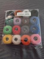 Nieuw en ongeopend 

16-Pack Gemengde Kleur Katoen Garen Set, Hobby en Vrije tijd, Breien en Haken, Ophalen of Verzenden, Nieuw