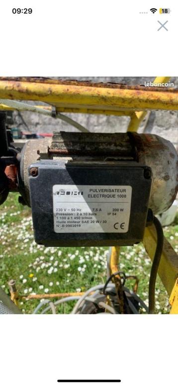 Pulvérisateur professionnel fobi beschikbaar voor biedingen