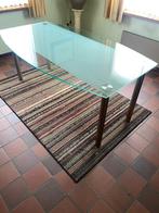 Glazen tafel, Huis en Inrichting, Ophalen, Zo goed als nieuw