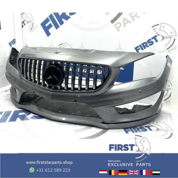 W117 BUMPER C117 CLA45 AMG VOORBUMPER WIT ZWART GRIJS ROOD B beschikbaar voor biedingen