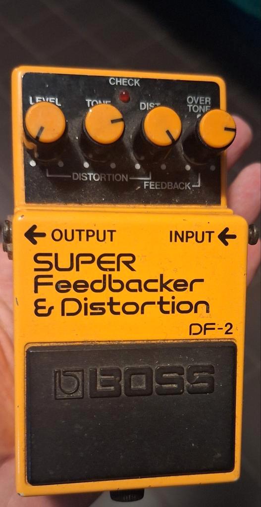 Boss Super Feedbacker et Distortion made in Japan, Muziek en Instrumenten, Effecten, Gebruikt, Distortion, Overdrive of Fuzz, Verzenden