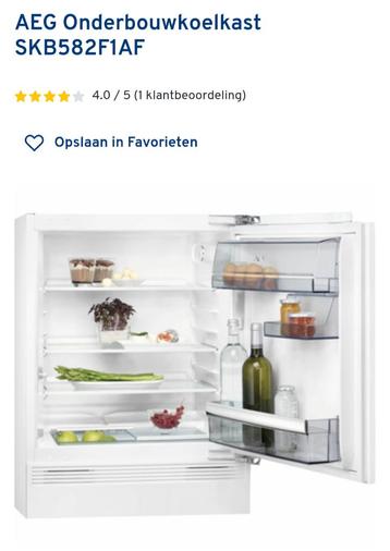 AEG inbouw koelkast. beschikbaar voor biedingen