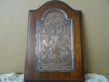 Antiek reliëf Heilige Familie Sainte Famille d’après Batoni beschikbaar voor biedingen