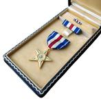 WWII US Silver Star Medal With Box, Ophalen of Verzenden