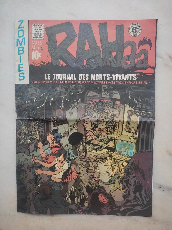Rahaâ, le journal des morts-vivants (Suppl. Spirou)., Boeken, Stripverhalen, Zo goed als nieuw, Eén stripboek, Ophalen of Verzenden