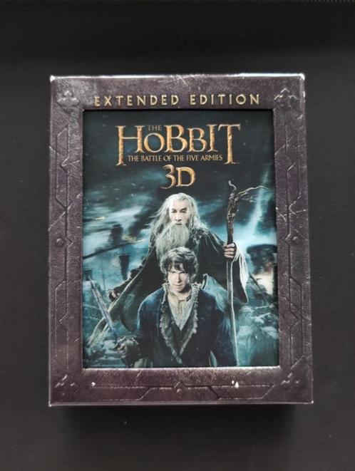 The Hobbit - The Battle of the Five Armies Extended Edition, CD & DVD, Blu-ray, Comme neuf, Science-Fiction et Fantasy, 3D, Enlèvement ou Envoi