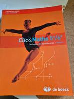 Clic&Maths 5e/6e - Tome 1, Neuf, Enlèvement ou Envoi, Secondaire, De boeck