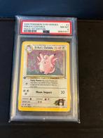 3/132 erika's clefable 1st psa 8 € 70,00 holo, Hobby en Vrije tijd, Ophalen of Verzenden, Losse kaart