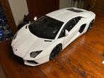 POCHER AVENTADOR WIT IN SCHAAL 1/8, Hobby en Vrije tijd, Modelauto's | 1:5 tot 1:12, Ophalen, Zo goed als nieuw, 1:5 t/m 1:8