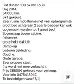 Fiat mc louis, Caravans en Kamperen, Caravans