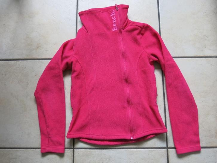 Een warme fleece jas Bench, maat L, Kleding | Dames, Truien en Vesten, Gedragen, Maat 42/44 (L), Roze, Ophalen of Verzenden