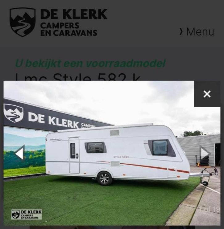 Caravan LMC 582 Special Edition (bj 2019), Caravans en Kamperen, Caravans, Particulier, tot en met 6, 1500 - 2000 kg, Rondzit