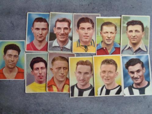 Voetbal prenten BELGIAN CHEWING GUM CY ANNO 1951/52  11x Pan, Hobby en Vrije tijd, Stickers en Plaatjes, Verzenden