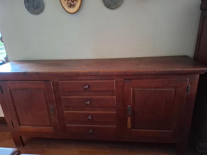 Eetkamer van massief eikenhout, Huis en Inrichting, Complete inboedels, Ophalen