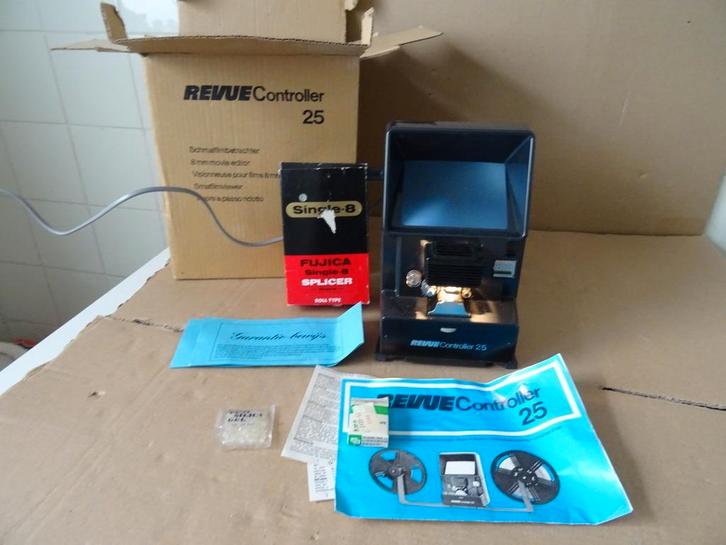 Vintage Revue Controller 25 + handleiding en Fujica splicer, Antiek en Kunst, Curiosa en Brocante, Ophalen of Verzenden