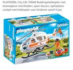 Helikopter, Kinderen en Baby's, Speelgoed | Playmobil, Ophalen of Verzenden, Zo goed als nieuw