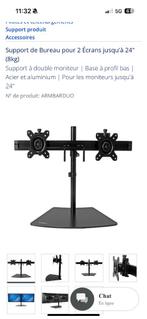 Support pour deux écrans pc, Enlèvement ou Envoi, Neuf