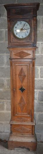 horloge de parquet pendule en chêne fonctionne, Enlèvement