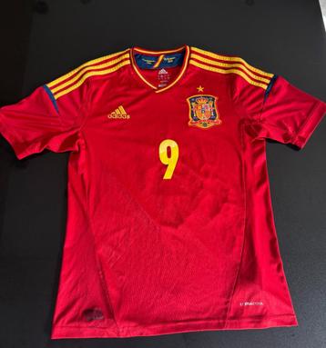 Spanje 2011/12 thuis shirt #9 Torres beschikbaar voor biedingen