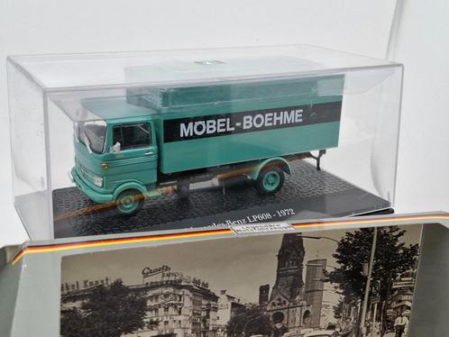 Camion Mercedes Benz LP608 (1972) - Atlas 1:43, Hobby & Loisirs créatifs, Voitures miniatures | 1:43, Comme neuf, Bus ou Camion