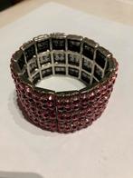 Armband met roze steentjes - Philippe Audibert de Paris, Ophalen, Roze