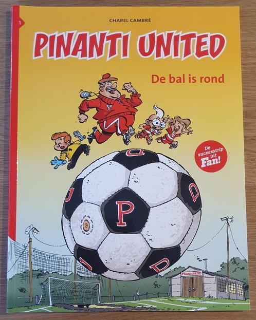Pinanti United - De bal is rond - 1 - 1e druk (2005) - Strip, Boeken, Stripverhalen, Zo goed als nieuw, Eén stripboek, Ophalen of Verzenden