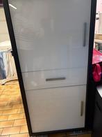 Eiken meubels wengé met wit glanzend, Ophalen, 100 tot 150 cm, Eikenhout, 50 tot 100 cm