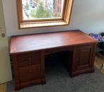 Theuns eiken bureau klassiek uit hout, Huis en Inrichting, Ophalen, Zo goed als nieuw, Bureau