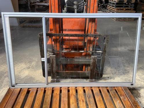 RAAM ALUMINIUM INBOUW, Doe-het-zelf en Bouw, Raamkozijnen en Schuifdeuren, Gebruikt, Raamkozijn, Aluminium, 75 tot 150 cm, 150 tot 225 cm