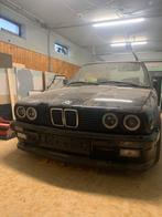 Bmw E30 cabrio 2L 6 cilinder, 4 zetels, Zwart, Cabriolet, Zwart