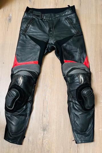 Pantalon moto en cuir noir Richa Race XSmall pour homme 