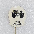 SP0407 Speldje 1900 Peugeot geel, Collections, Broches, Pins & Badges, Utilisé, Enlèvement ou Envoi