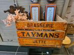 Houten kistje brasserie Taymans Jette Laatste stuk!, Ophalen, Gebruikt