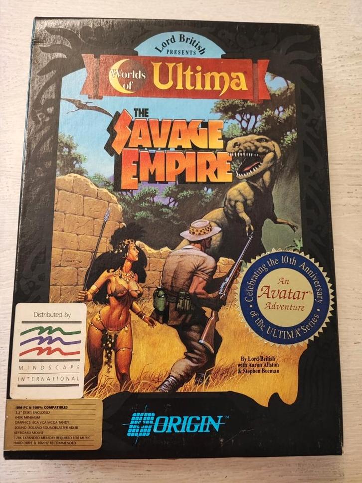 Worlds of Ultima: The Savage Empire (1990) – Origin Big Box, Games en Spelcomputers, Games | Pc, Gebruikt, Role Playing Game (Rpg)
