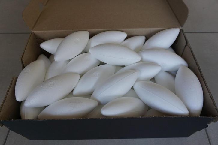 Piepschuim druppels/ovalen (hobby) (50 stuks), Hobby en Vrije tijd, Knutselen, Nieuw, Knutselwerk, Ophalen of Verzenden