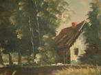 Schilderij op doek (olieverf)., Antiek en Kunst, Kunst | Schilderijen | Klassiek, Ophalen