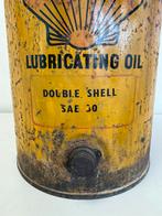 Grand bidon d'huile Double SHELL, Autres marques, Utilisé, Enlèvement ou Envoi, Autre
