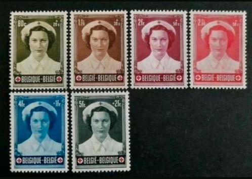 Belgique : COB 912/17 ** Croix-Rouge 1953., Timbres & Monnaies, Timbres | Europe | Belgique, Non oblitéré, Gomme originale, Croix-Rouge