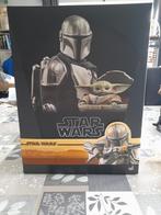 Hot toys the mandalorian and the child deluxe edition, Ophalen of Verzenden, Zo goed als nieuw, Actiefiguur of Pop