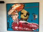 Herman Brood - acryl op doek - Horsepower, Antiek en Kunst, Ophalen