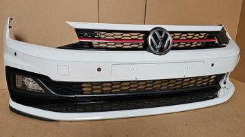 Voorbumper VW Polo 2G AW GTI 4xPDC ORGINEEL 2G0807221J LC9A